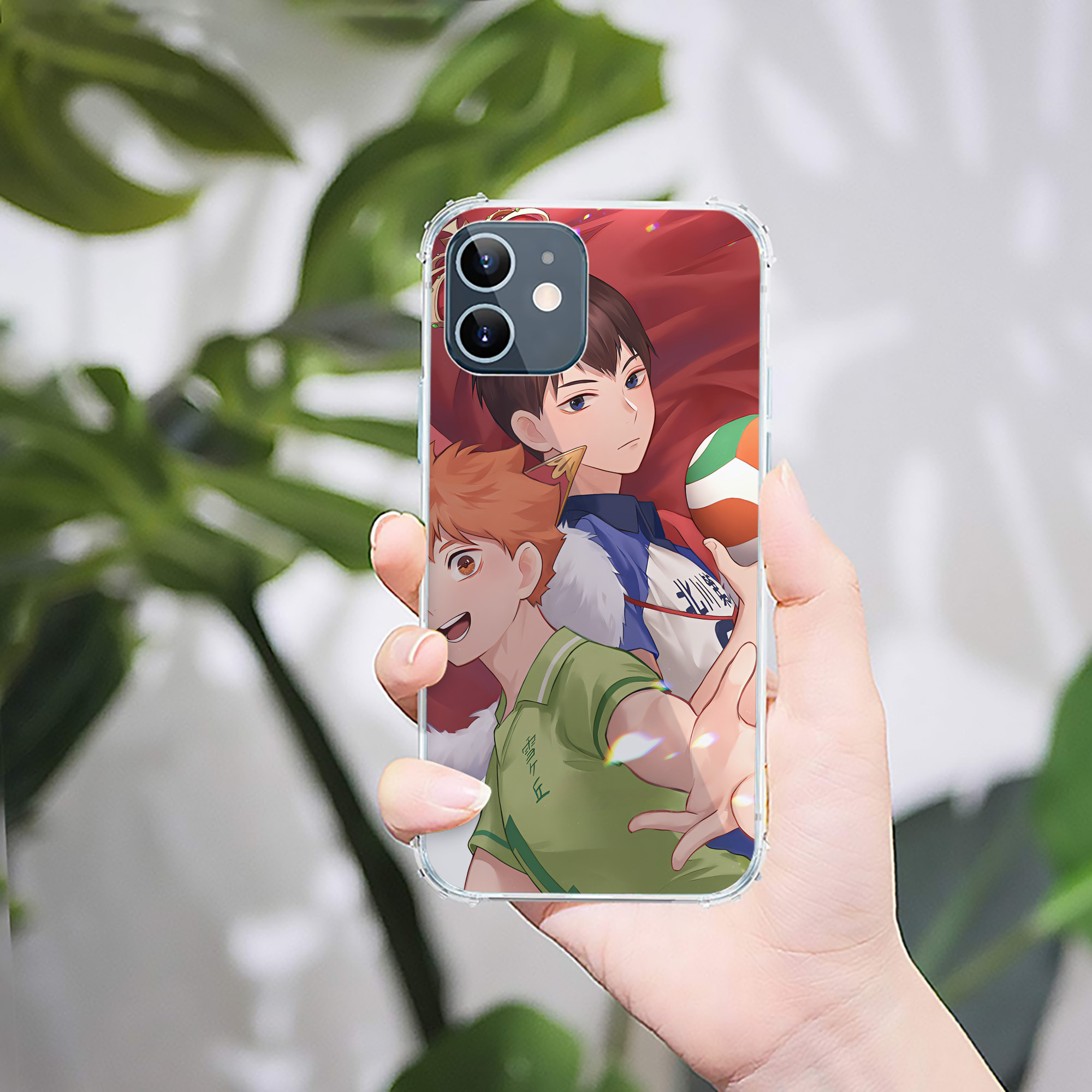 （画像用） ハイキュー!! Haikyu!! 【iPhone 12シリーズ対応】透明スマホケース（クリアソフトケース）